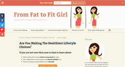 Desktop Screenshot of fromfattofitgirl.com