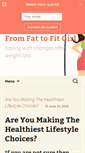 Mobile Screenshot of fromfattofitgirl.com